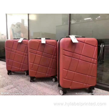 Blank baggage tickets for luggage